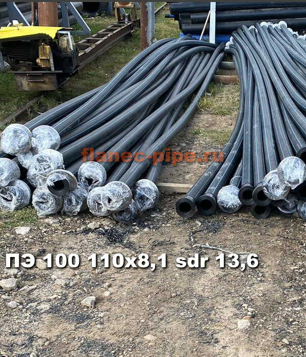 Труба ПЭ 100 110x8.1 мм SDR 13,6 в Тамбове