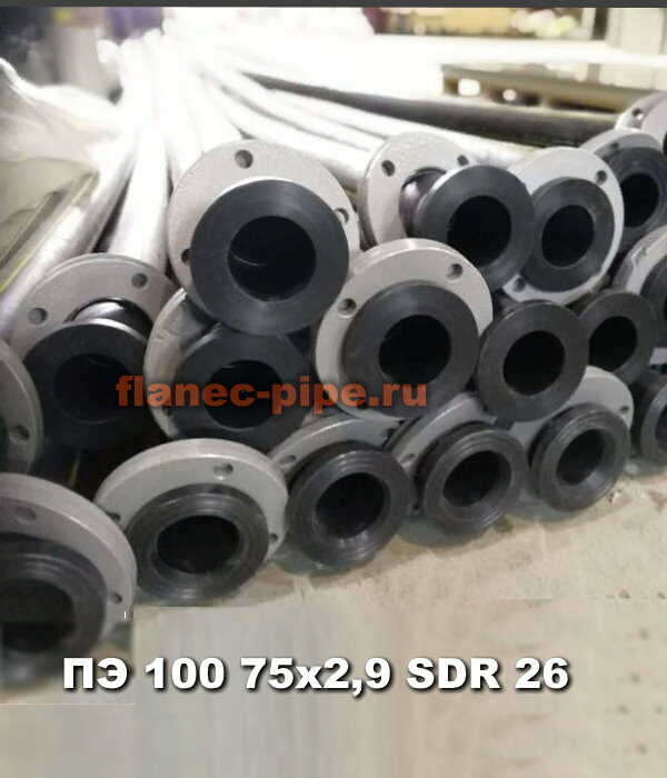 Труба ПЭ 100 75x2,9 мм SDR 26 в Тамбове